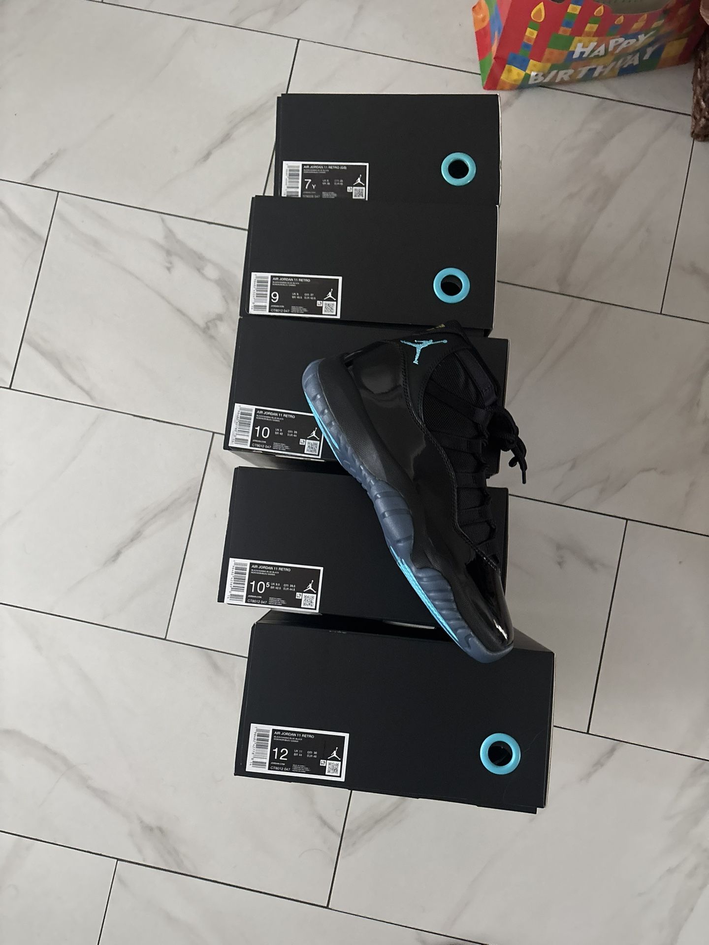 size 12 left gamma 11s