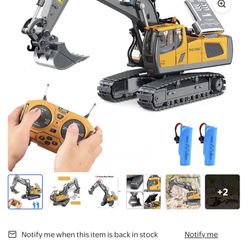 Remote Control Excavator 1:20 RC Car Truck Construction Engineering Vehicle Gift Toy for Boys Girls