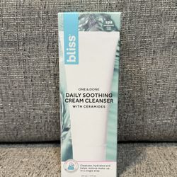 Brand New Bliss One & Done Cream Cleanser 