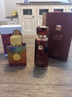Armaf Club de Nuit Untold, Liquid Brun, and Lattafa Art of Arabia I Fragrance Bundle