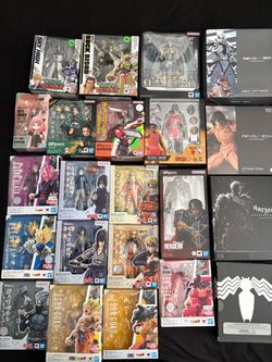 Large Lot of S.H.Figuarts & Revoltech Action Figures