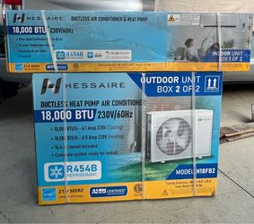 Hessaire 18,000 BTU Ductless Mini Split System