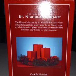 CANDLE GARDEN FROM THE HOME COLLECTION BY ST. NICHOLAS SQUARE NEW SEALED IN BOX