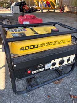 4000 watt champion generator