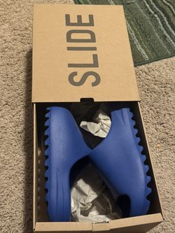 Adidas Yeezy Slides Azure