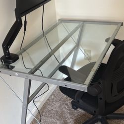 Glass Desk