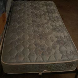 Twin mattress and bed frame