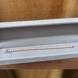 Moissanite tennis bracelet 3mm 