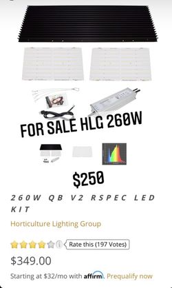 Horticulture Light 260 W RSPEC LED