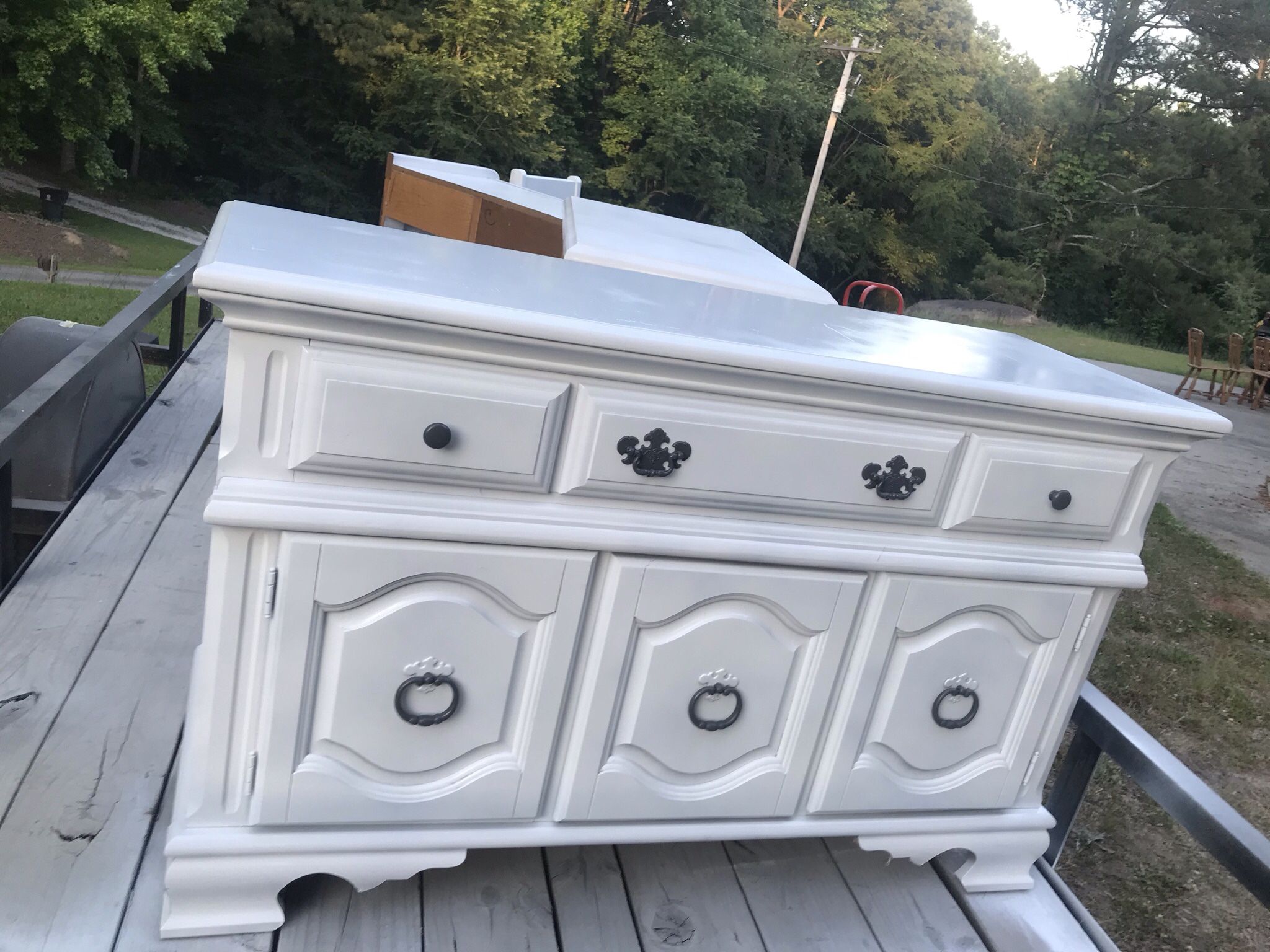 Custom Farmhouse Buffet/Hutch Approx 50in