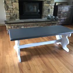 Custom Farmhouse Bench /coffee Table 49x23