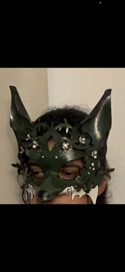 FOX Leather Handmade Mask Halloween