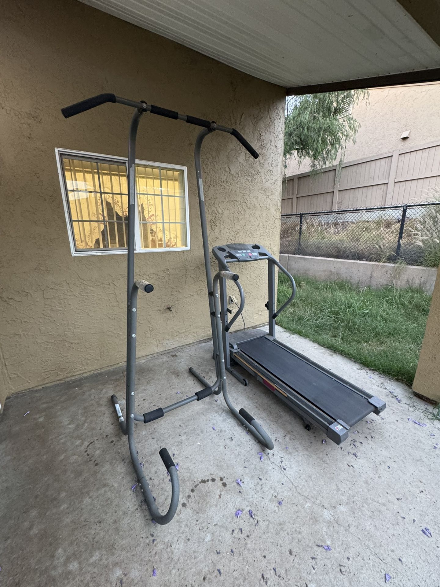 Treadmill & Pullup Rack