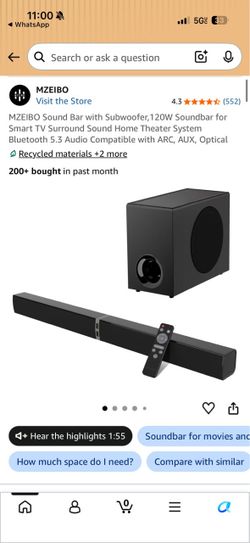 Brand New Sound Bar