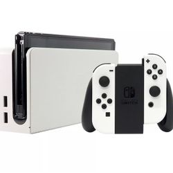 Nintendo Switch ~ OLED Model ~ Handheld Console with White Joy-Con 64GB