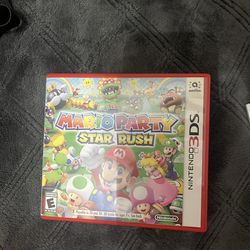Mario party star rush with cartridge
