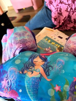 Kids Mermaid Swim Floaties Arm Bands