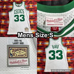 Larry Bird Boston Celtics Mitchell & Ness Hardwood Classic Jersey Men’s Size S