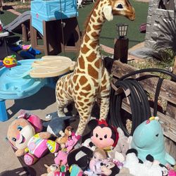 Big giraffe Small Stuff Animals 