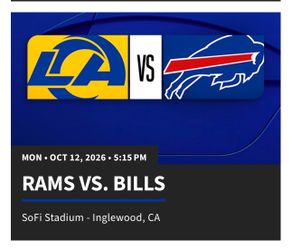 Los Angeles Rams versus Buffalo Bills