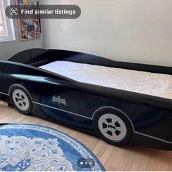 Batman Batmobile Kids Car Bed Frame