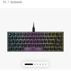 Mini Corsair Rgb Keyboard 