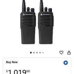 CP200d Motorola Walkie Talkies 