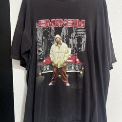 Single Stitch Vtg 2000 Eminem Low Rider Rap T Shirt Slim Shady Hip Hop Tee