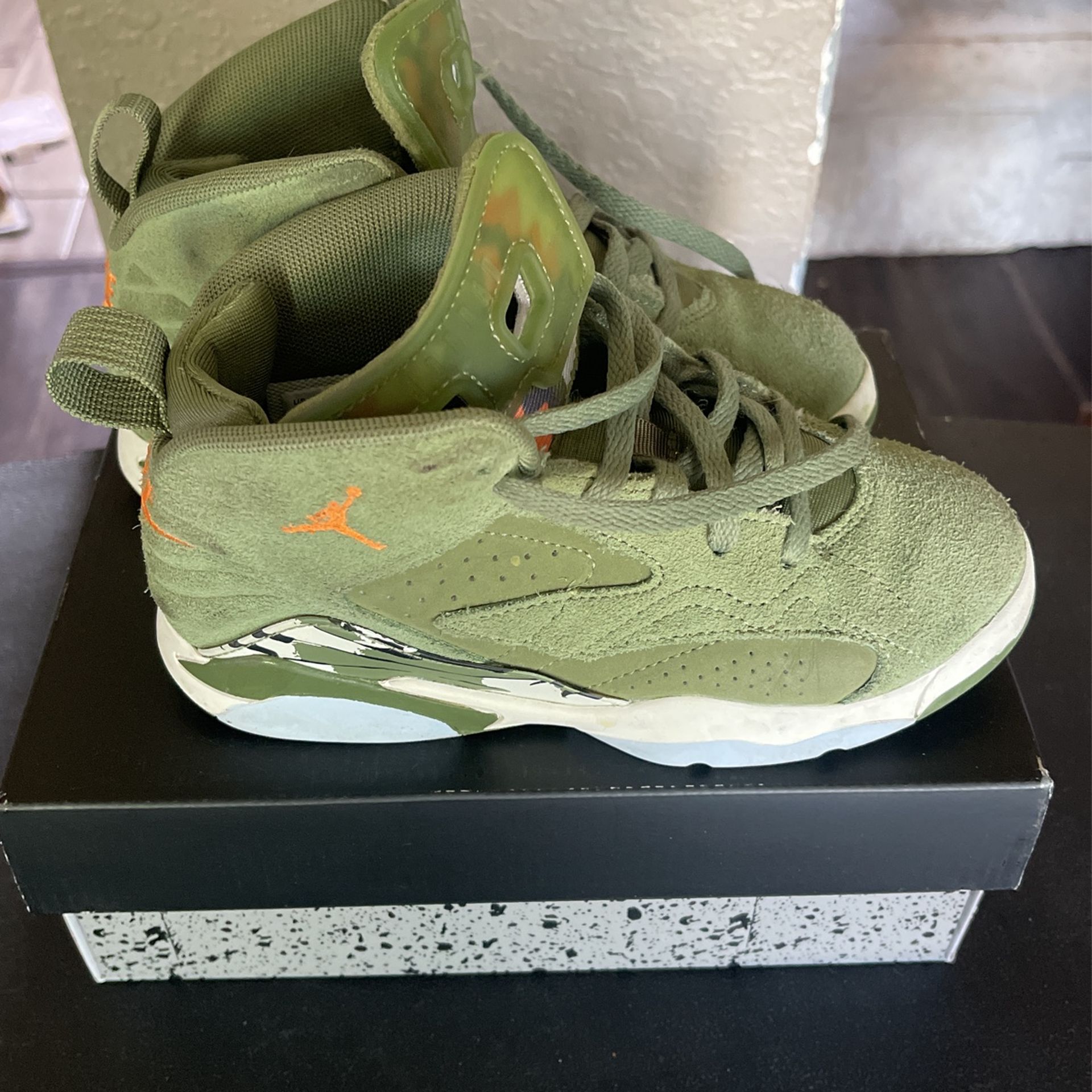 Jordan MVP "Sky J Olive/Sail/Bright Mandarin" Shoes