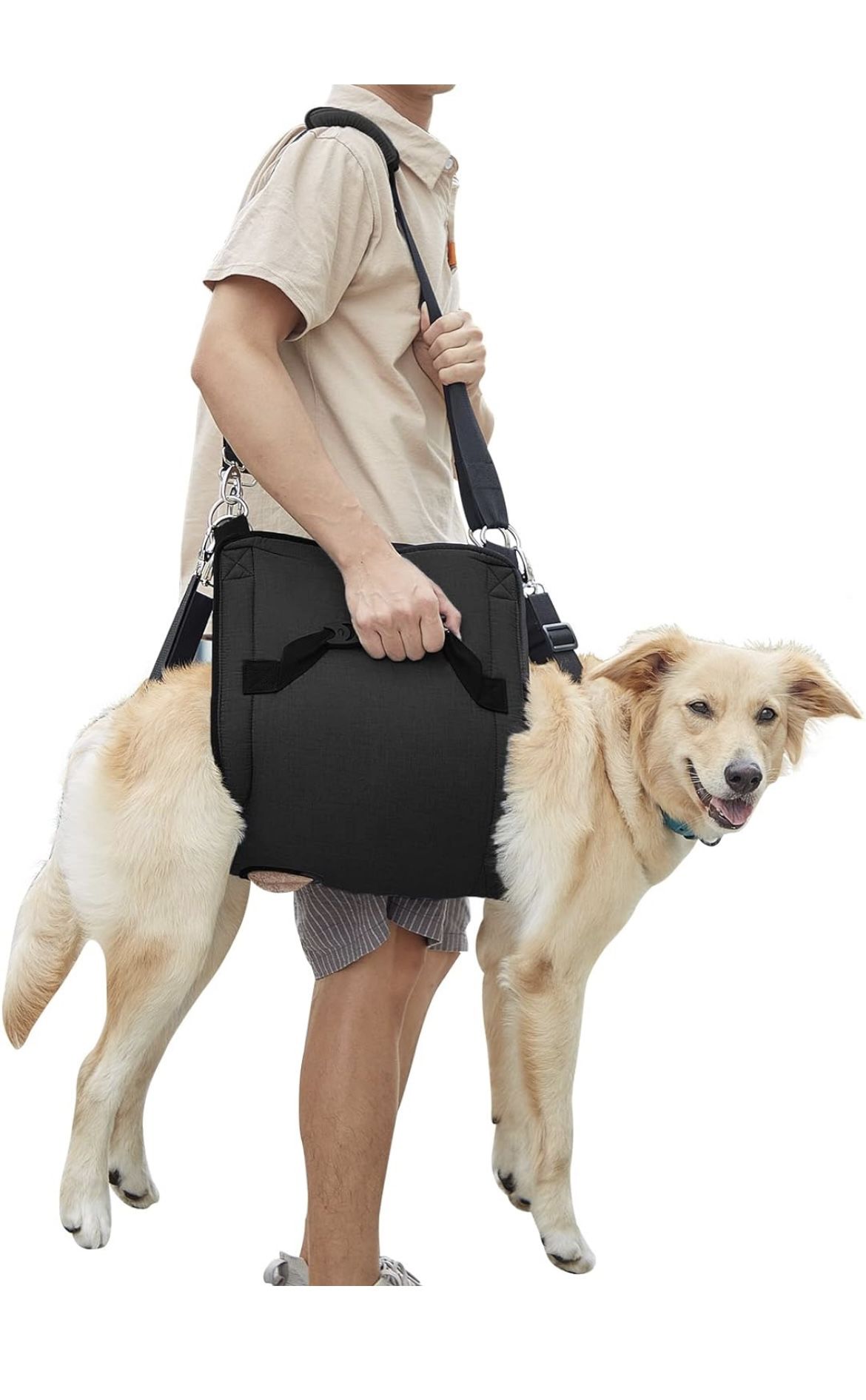 Codeo Dog Carry Sling, Emergency Backpack Pet Legs Support & Rehabilitation Dog Lift Harness for Nail Trimming, Dog Carrier for Senior Dogs Join ✅NEW✅