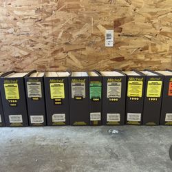 Mitchell Auto Repair Manual Collection (1986–1991) – Complete Set