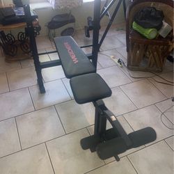 Weider Legacy Standard Bench And Rack (integrated)