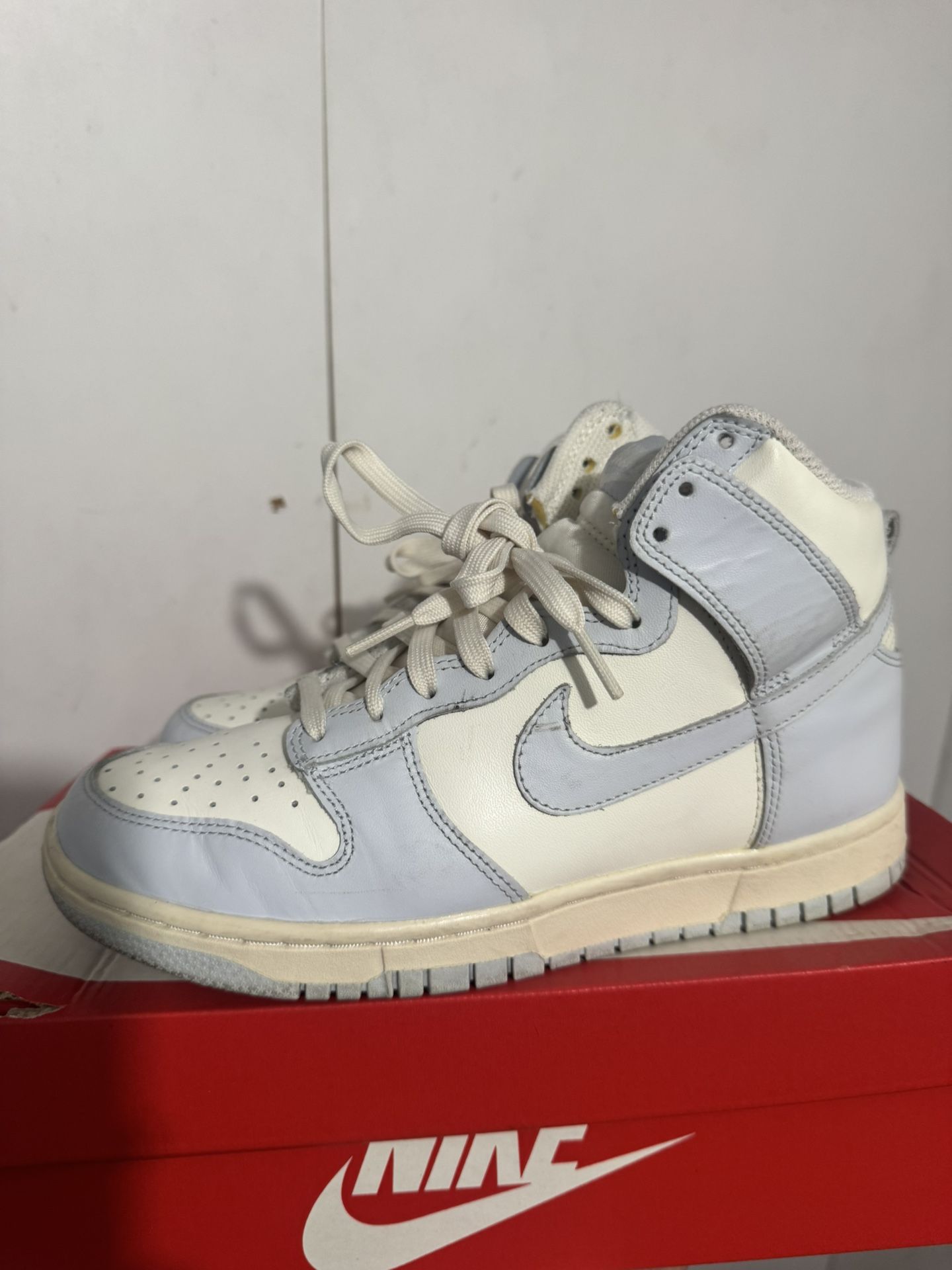 Nike dunk high “football grey” size 7.5 women (6 men)