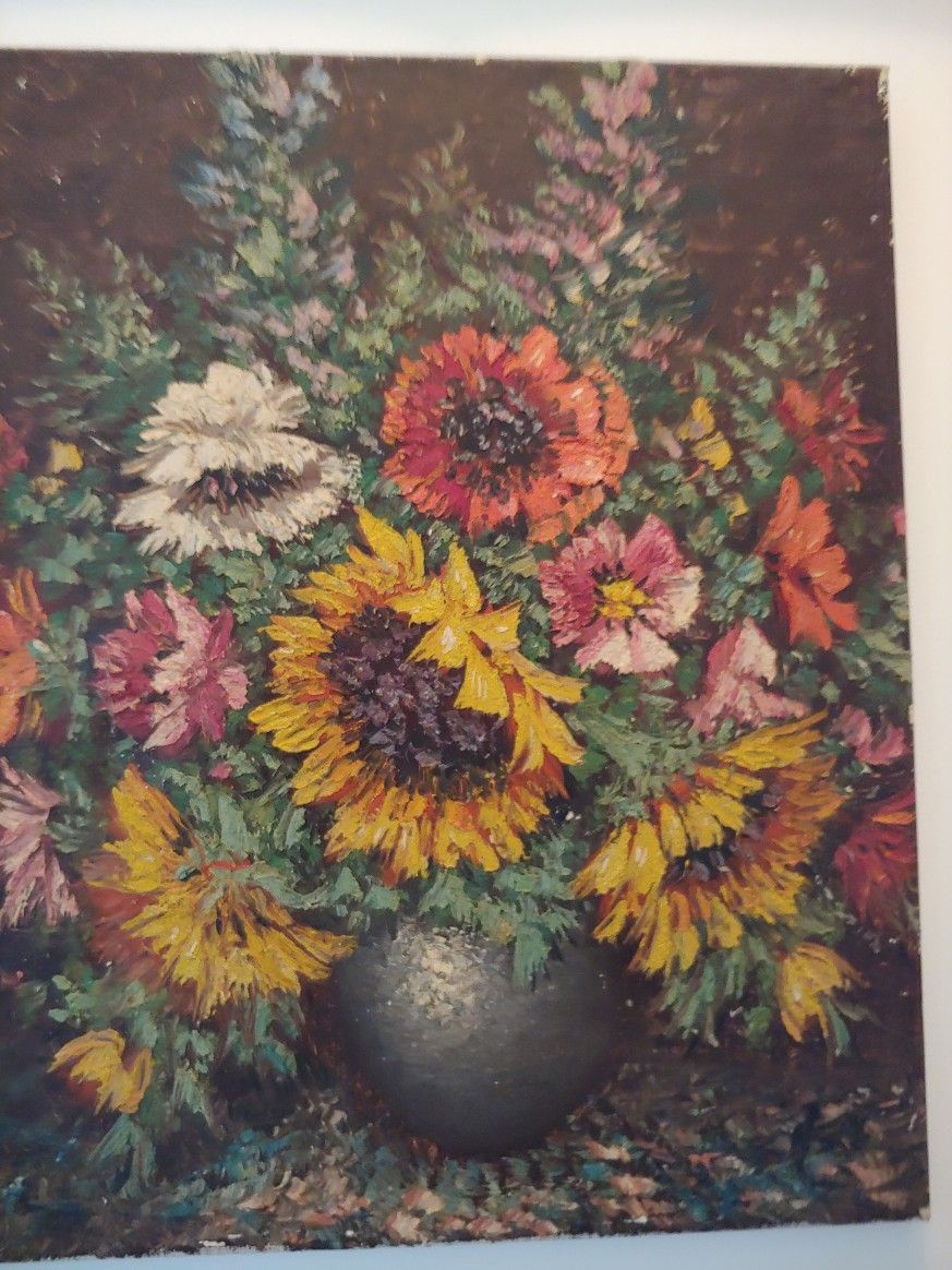 Floral Still Life Oil Painting 24 X 20