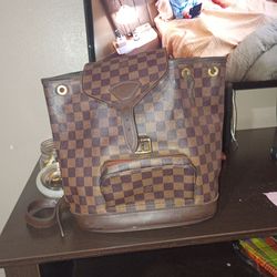 Louis Vuitton Damier Ebene Montsouris GM Backpack