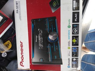 Pioneer Double-Din car stereo with Bluetooth brand new in the box