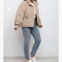 Cropped Puffed Jacket
