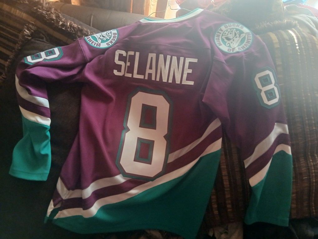 Teemu Selanne Anaheim Mighty Ducks Jersey S