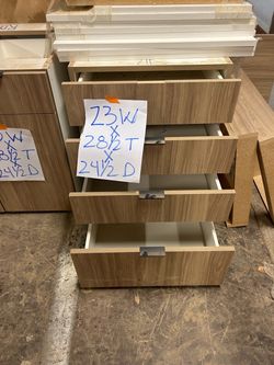 Cabinets drawer bank
