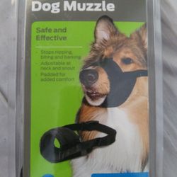 Permier Pet Dog Muzzle Black Large