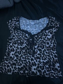 Cheetah print shirt