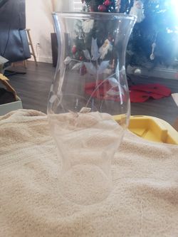 Crystal Hurricane Glass With Dish