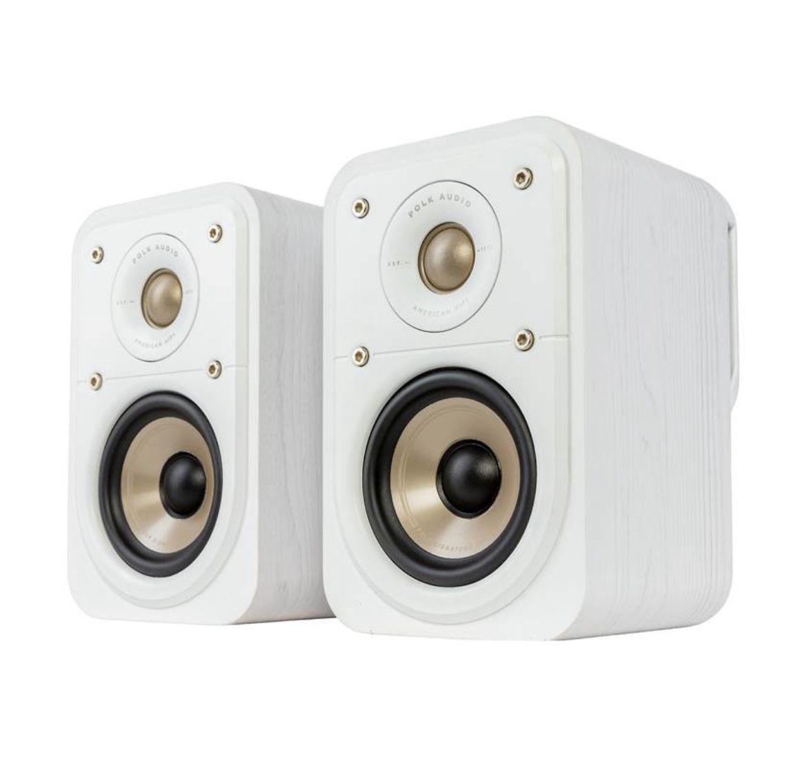 Polk Audio Signature Elite ES10 Compact bookshelf speakers (White)