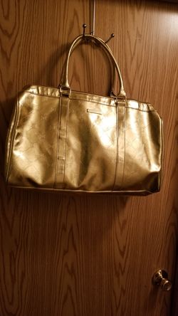 Gold BCBG bag