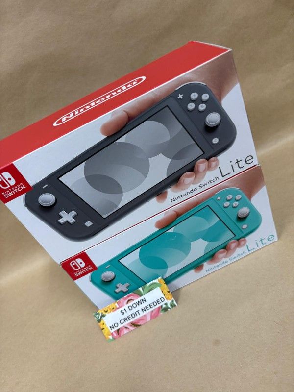 Nintendo Switch Lite New Game Console - Pay $1 today and pay the rest later -