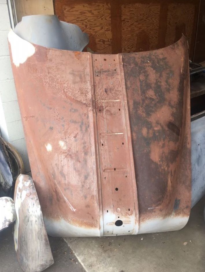 1954 Pontiac chieftain hood