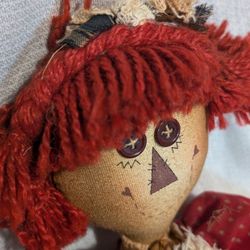 Authentic Handmade  Raggedy Ann  Collector's Piece 