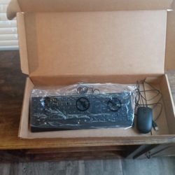 New Lenovo Keyboard And Matching Mouse