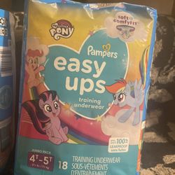 Girls  easy up diapers