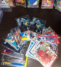 40+ NFL Rookie & Insert Card Lot | Prizm, Donruss, Elite, Absolute | No Base